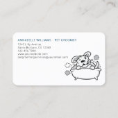 パープルペットグルーミングロイヤリティカード ロイヤリティカード (裏面)