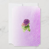 パープルペトストライプのニア結婚式招待状 招待状 (裏面)