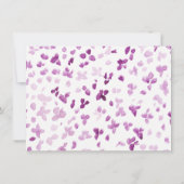 パープルペニーズフローライースターブランチ 招待状 (裏面)