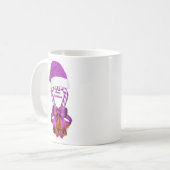 パープルペパーミントキャンディーケーン コーヒーマグカップ (正面左)