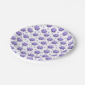 パープルペパーミントキャンディ紙プレート ペーパープレート (アングル)