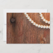 パープルペリウィンクルバンウッドポストウェディングブランシュ 招待状 (裏面)