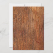 パープルペリウィンクルバーンウッドカップルズウェディングシャワー 招待状 (裏面)