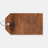 パープルペリウィンクルバーンウッド結婚式の引き出物ラベル ギフトタグ (裏面横)