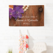 パープルペリウィンクル、真珠とバーンドウッド結婚ズ 横断幕 (インサイチュ)