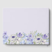 パープルペリフローラキンセアニェラ披露宴 ゲストブック (裏面)