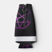 パープルペンタグラム缶クーラー ボトルクーラー (裏面)