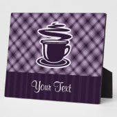 パープルホットコーヒー フォトプラーク (側面)