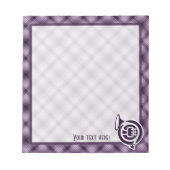 パープルホフランスのーン ノートパッド (正面)