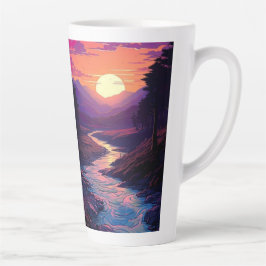 パープルホライゾンオンリバーバレー カフェラテマグ