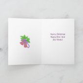 パープルホリデーカード シーズンカード (内部)