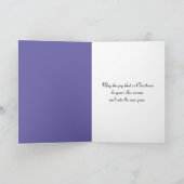 パープルホリデースノーフレーク&ダイヤモンド シーズンカード (内部)