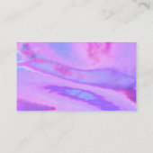 パープルホログラフィックサンキュー 名刺 (裏面)