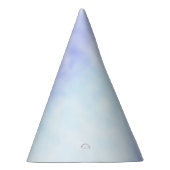 パープルホワイトアクアブルー絞り染め           パーティーハット (右)