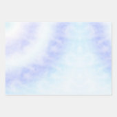 パープルホワイトアクアブルー絞り染め ラッピングペーパーシート (正面3)