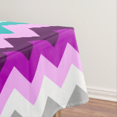 パープルホワイトティール（緑がかった色）シボロンスモールテーブルクロス テーブルクロス (インサイチュ)