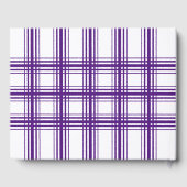 パープルホワイトフォト卒業パーティー ゲストブック (裏面)