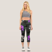 パープルホワイトフラワー