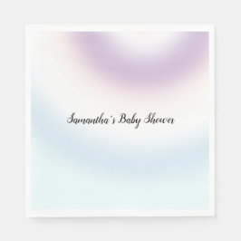 パープルホワイトブルー絞り染め スタンダードランチョンナプキン