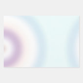 パープルホワイトブルー絞り染め ラッピングペーパーシート (正面3)