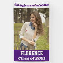 パープルホワイト卒業祝い