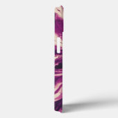 パープルホワイト絞り染め Case-Mate iPhoneケース (裏面 / 右)