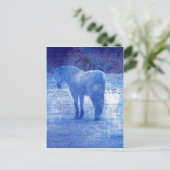 パープルホースデジタ絵画ル ポストカード (スタンド正面)