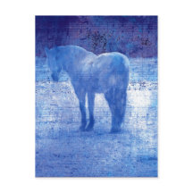 パープルホースデジタ絵画ル