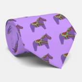 パープルホースワイルドダラホース ネクタイ (ロール)