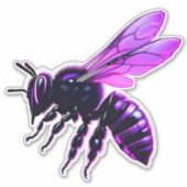 パープルホーネットビーカー シール (正面)