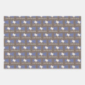 パープルホームスウィートニューホーム – テキサス州 ラッピングペーパーシート (正面)