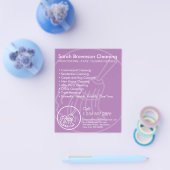 パープルホームミニマルクリーニングハウス保ズ チラシ (シングル)