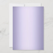 パープルボウかわいらしクロス聖餐式 招待状 (裏面)