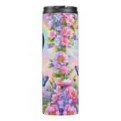 パープルボウと蝶が可愛いパンダ タンブラー (裏面)