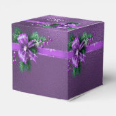 パープルボウホリデーギフトボックス フェイバーボックス (裏面サイド)