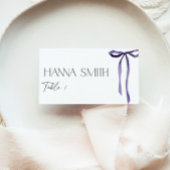 パープルボウ コケッタ 結婚式前祝い プレイスカード