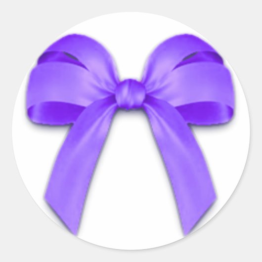 パープルボウ ラウンドシール (正面)