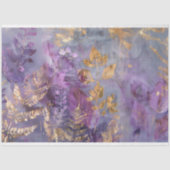 パープルボタニカルエレガンスティッシュペーパー 薄葉紙 (正面)