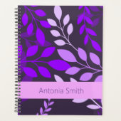 パープルボタニカルプランナー プランナー手帳 (正面)