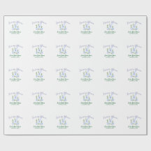 パープルボヘミアンの愛が花開く ブライダルシャワーの名前 レトロ