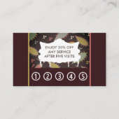 パープルボホシックなソファ、アンティークディーラービジネス ロイヤリティカード (正面)