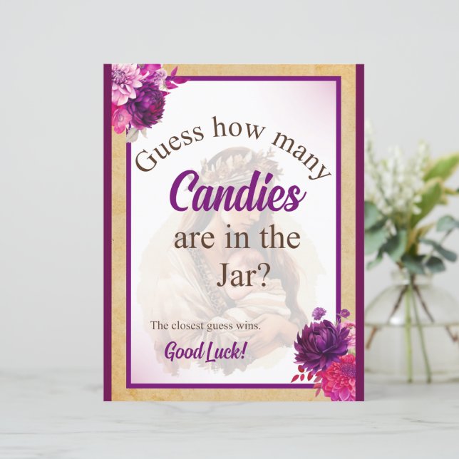 パープルボホベイビーシャワーキャンディジャガーゲーム (スタンド正面)