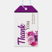 パープルボホベイビーシャワー ギフトタグ (裏面)