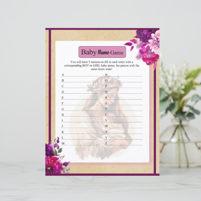 パープルボホベビーネームゲーム (スタンド正面)