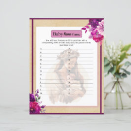 パープルボホベビーネームゲーム