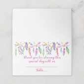 パープルボホ結婚の羽インディアン先住民アメリカン プレイスカード (外部開封)