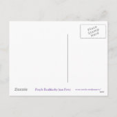 パープルボードブル「メリークリスマス」ポストカード シーズンポストカード (裏面)