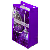 パープルボードリーメリークリスマス抱き枕スモール スモールペーパーバッグ (裏面アングル)