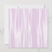 パープルボールガウン高ヒールシューズキンセアニェラ 招待状 (裏面)