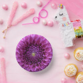 パープルボールダリアフローラ ペーパーボウル (パーティー)